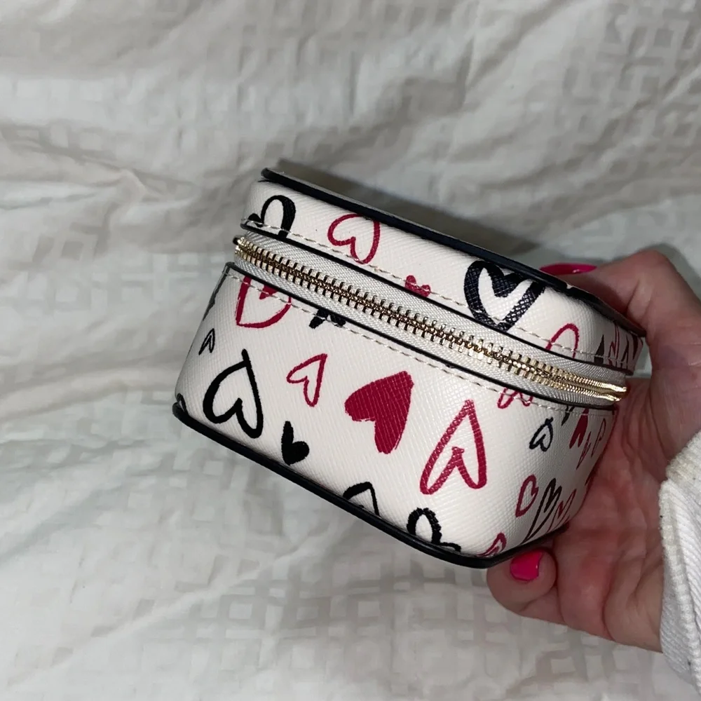 Nib Kate Spade Scribble Heart Staci Boxed Jewelry Holder